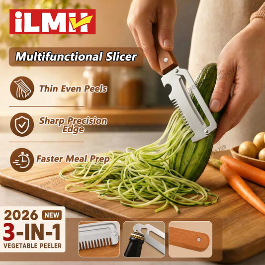 Everyday Wood-Handle Paring Knife Set