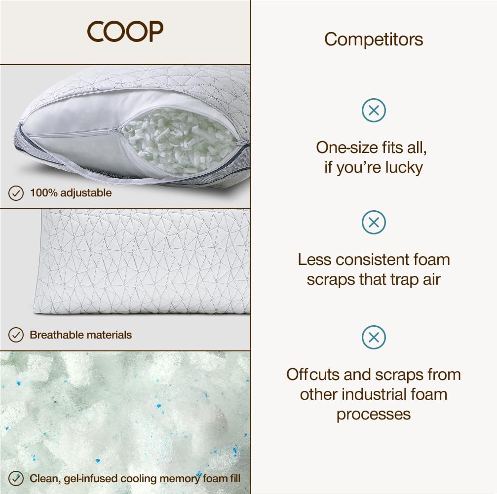 Eden Adjustable Sleep Pillow